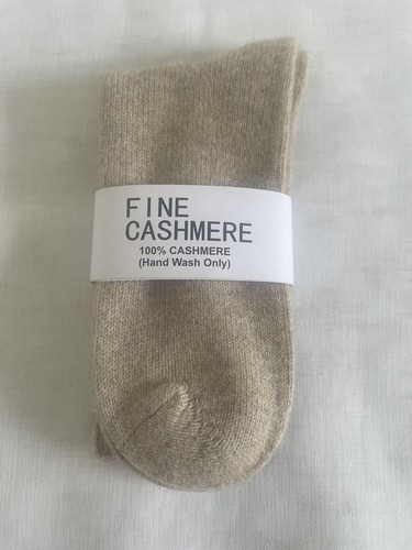 100 cashmere bed socks - cashmere,