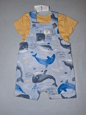 Baby clothes 0-3 Nutmeg whale