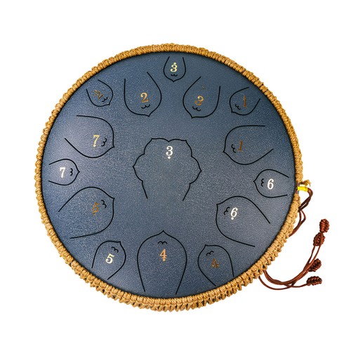 Steel tongue drum inch 15 - steel,
