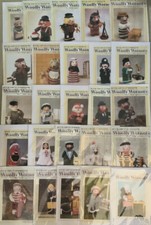 Full Set of 25 Vintage WOOLLY WOTNOTS Knitting Patterns Toys