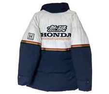 Mugen Honda Grand Prix Racing Team Down Feather Jacket Size M Vintage Formula 1