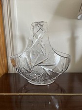 Heavy Large Cut Glass Large