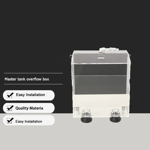 Fish tank overflow box siphon - tank,