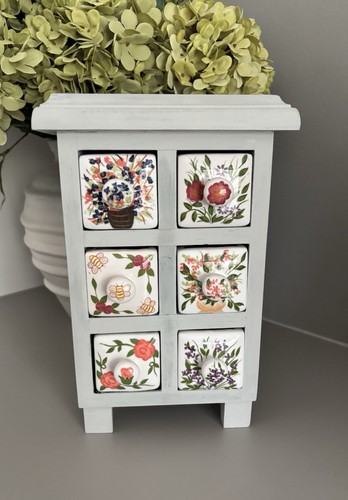 Grey wooden apothecary - apothecary, style