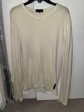emporio armani white jumper