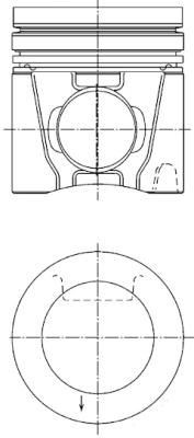 40276600 piston trapezoidal - piston,