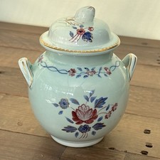 Calyx Ware Vintage Georgian Flower Sugar Bowl With Lid X