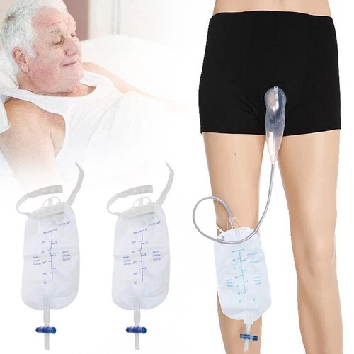Male urinal leg bag - urinal,