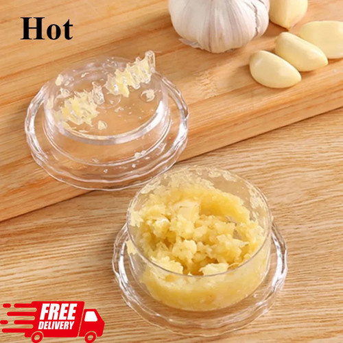 Manual garlic press - press, chopper