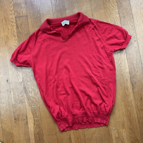 John smedley red made - made, in