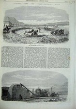 Old Antique Print 1869