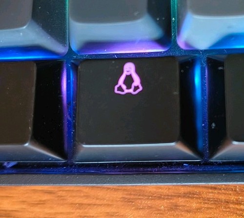 Linux penguin tux keycaps - penguin,