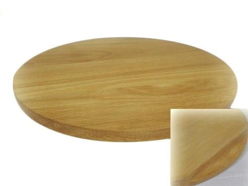 Round circular wooden chopping