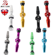 Tubeless Wheels Presta Valve Stem Removable Core Aluminum CNC 44/55/65/80/100mm​