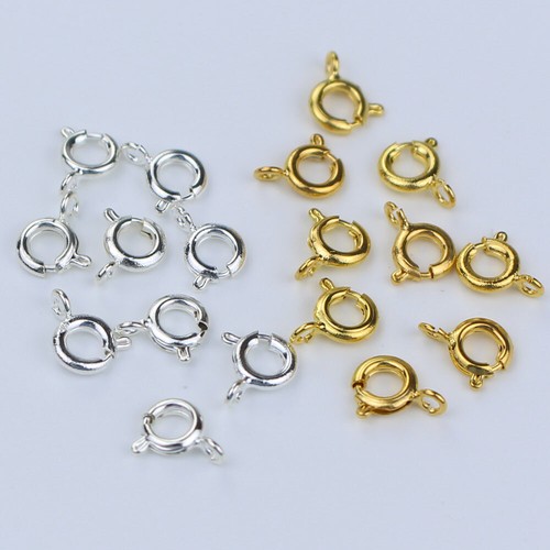 50pcs 6mm spring ring clasps - 50pcs,