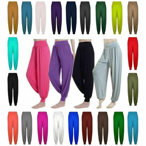 Women baggy harem trousers - women,