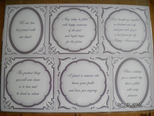 Beautiful die cut toppers - die, by