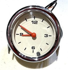 Rover Mini MPI Instrument Clock Smiths Beige, with Chrome Trim (CA1100-06C)