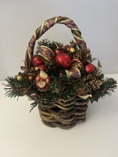 Basket Christmas Flower  Table