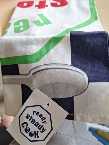 Ready steady cook teatowel - steady,