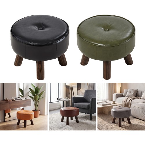 Small wood footstool - small, footrest