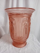 Art Deco frosted glass posy