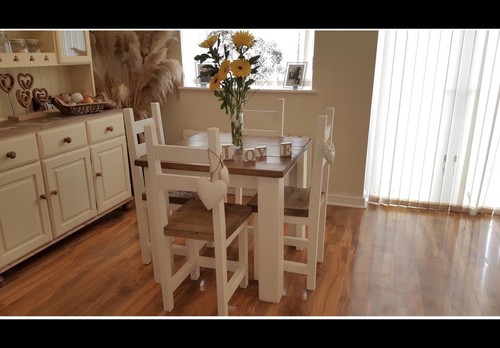 Rustic dining table and - dining,