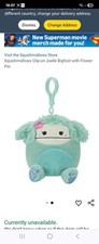 Squishmallows 3.5” Joelle the Bigfoot Clip Keyring 