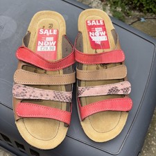 Ladies Rohde Leather Sliders