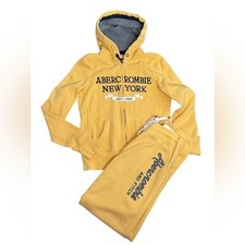 Vintage Abercrombie & Fitch Hoodie & Sweatpants Set 90’s Y2K Medium