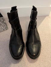 Duo boots Black Leather Ankle