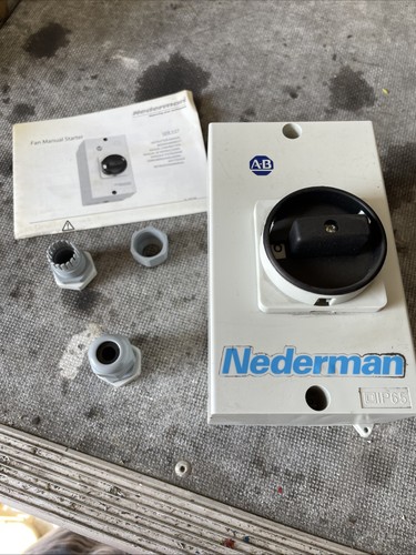 Nederman fan manual starter - manual,