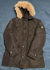 Stone Island Micro Reps Down Parka Coyote Fur 