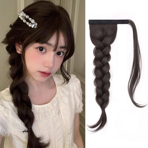 Braided hair extensions clip - braided,