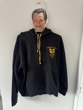 Wu-Tang Clan Stance Protect Ya Neck Hoodie Sweatshirt Black Size Large 