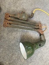 ORIGINAL MEK ELEK THREE ARM MACHINISTS LAMP