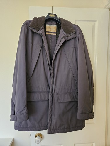 Gents grey lined winter - m&s,