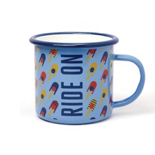 Enamel mug ride cycling - enamel,