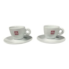 2  x Illy Expresso Coffee Cup