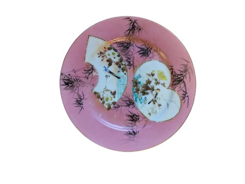 Japanese porcelain plate - japanese,