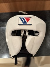 Winning Boxing Headguard White Size Medium