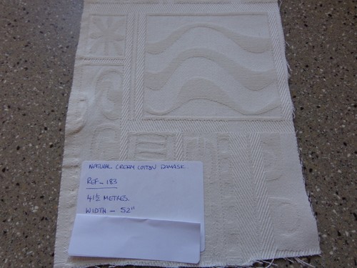 25m natural cream cotton - 10.25m,