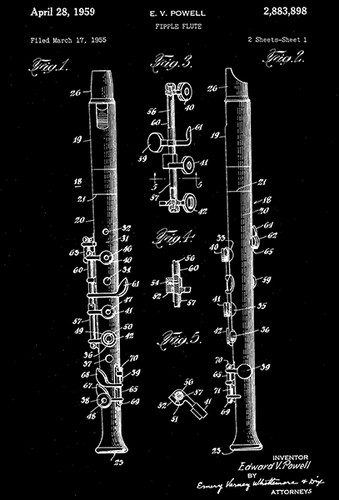 1959 fipple flute e v - 1959,