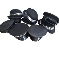 Police Mixed Peaked Caps and Bowler Hats  x25 Bundle Box Film TV Restore Upcycle