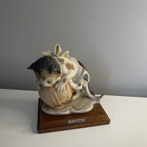 Armani porcelain cat - armani,