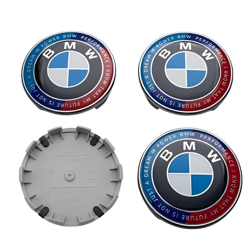 Set bmw wheel centre caps - of,