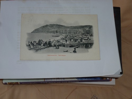 Aberystwyth the beach - beach., 1909