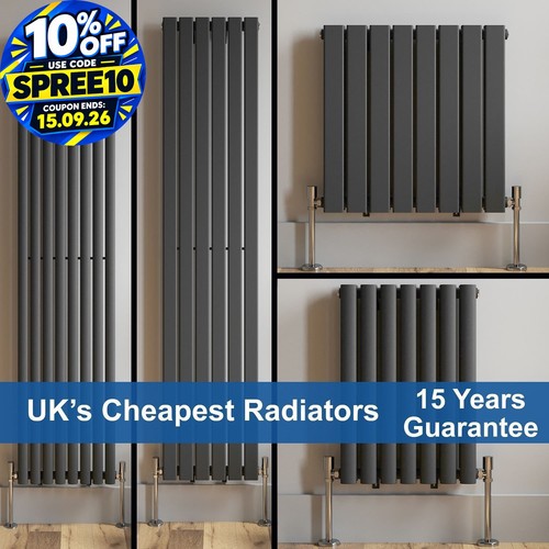 Anthracite designer radiator - anthracite,