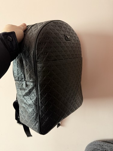 Emporio armani black - -, leather