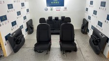 VW POLO 5 DOOR COMPLETE BLACK CLOTH INTERIOR SEATS WITH AIRBAG FITS 2018 TO 2025